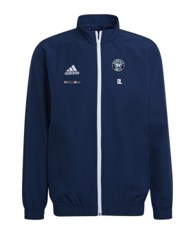 adidas Entrada 22 Präsentationsjacke Blau