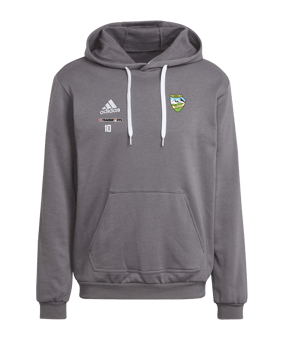 adidas Entrada 22 Hoody Grau