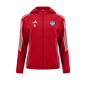 adidas Tiro 24 Windbreaker Damen Rot Weiss