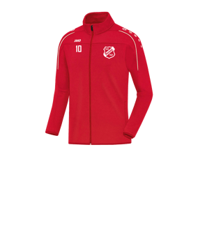 JAKO Classico Trainingsjacke Kids Rot Weiss F01