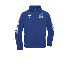 Veste coupe-vent adidas Tiro 24 enfants bleu blanc 