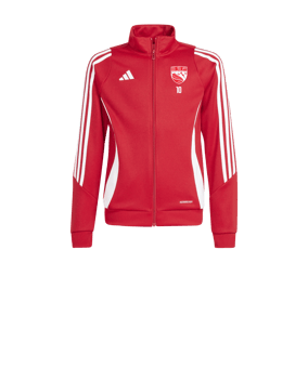 Veste de Training adidas Tiro 24 enfants rouge blanc