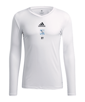 adidas Team Base Top langarm Weiss