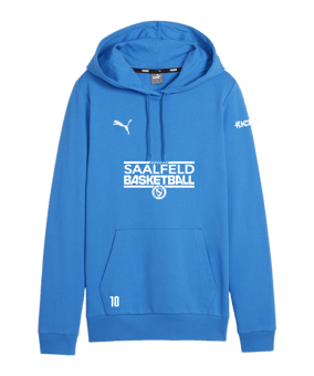 PUMA teamGOAL Casuals Hoody Damen Blau F02