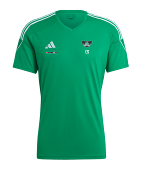 adidas Tiro 23 Trikot Dunkelgrün Weiss
