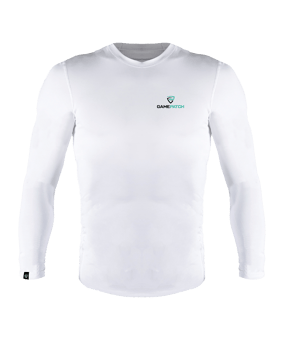 Gamepatch Compressishirt Hemd Weiß - weiss