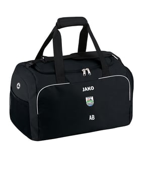 JAKO Classico Sporttasche Gr. 2 Schwarz Weiss F08