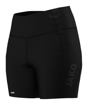 JAKO Power Short Leggings Damen Schwarz F800