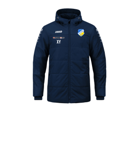 JAKO Team Coach Kapuzenjacke Kids Blau F900