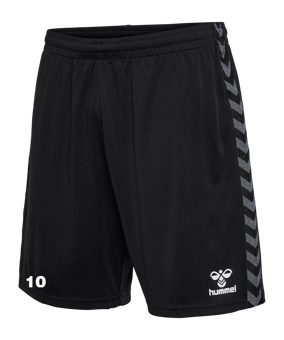 Hummel Authentic Poly Short Schwarz F2001