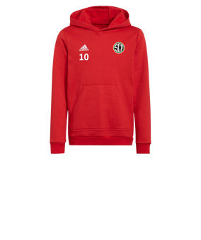 adidas Entrada 22 Hoody Kids Rot