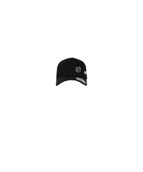 Merch 5 Panel Curved Snapback Cap Schwarz