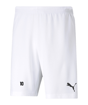 PUMA teamRISE Short Weiss Schwarz F03