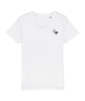 Merch Mini Creator T-Shirt Kids White | #justlogo1c