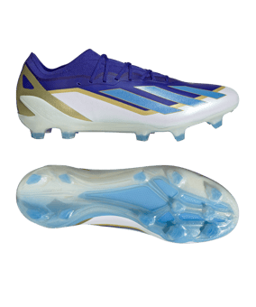 adidas X Crazyfast Elite FG Messi SPARK GEN10S Blau Blau Weiss - blau