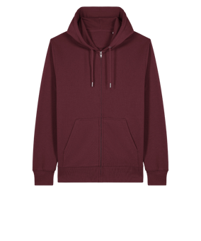 11tsmerch Merch Connector 2.0 Zip Sweatjacke Burgundy FC244 Sweatjacke Rot