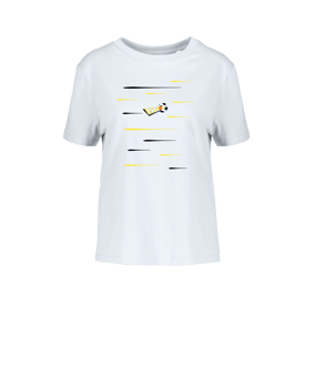 Merch Muser T-Shirt Women White | #lines