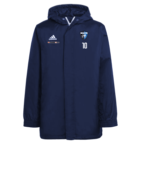 adidas Entrada 22 Stadium Jacke Blau