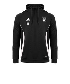 adidas Tiro 24 Hoody Schwarz Weiss 