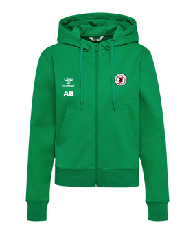 Hummel GO 2.0 Kapuzenjacke Damen Grün F6235