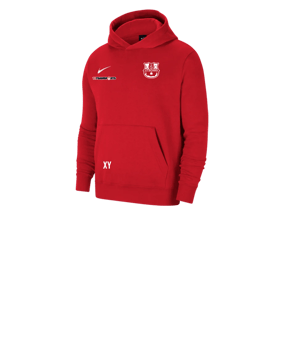 Nike Park 20 Fleece Hoody Kids Rot Weiss F657