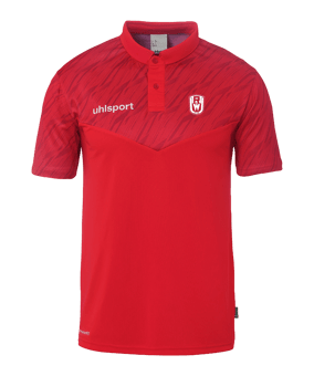 uhlsport Progressive 28 Polo Kids Rot F60