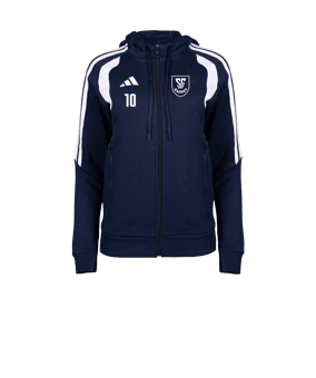 adidas Tiro 26 League Kapuzenjacke Damen Dunkelblau
