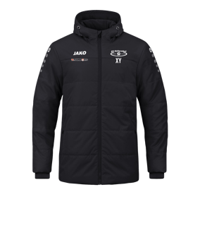 JAKO Team Coach Kapuzenjacke Schwarz F800