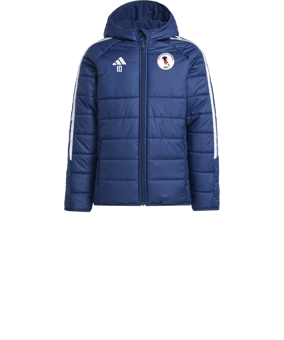 Veste d'hiver enfant adidas Tiro 24 bleu blanc 