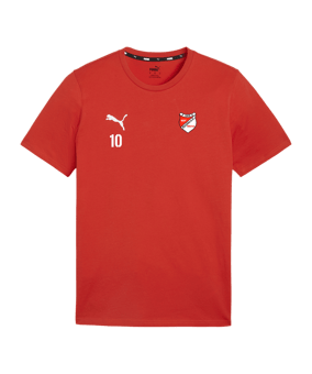 PUMA teamGOAL Casuals T-Shirt Rot F01