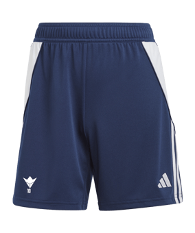 Short femme adidas Tiro 24 bleu blanc 