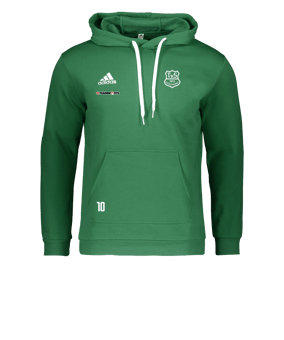 adidas Entrada 22 Hoody Grün