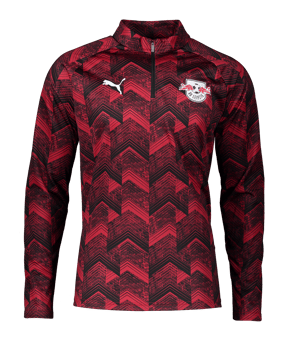 PUMA RB Leipzig Warm Up 1/4 Zip Sweatshirt Schwarz F03 - schwarz