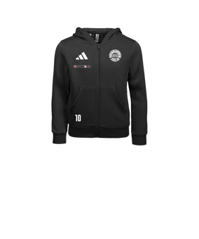 adidas Entrada 26 Kapuzenjacke Kids Schwarz