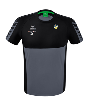 Erima Six Wings T-Shirt Kids Grau Schwarz