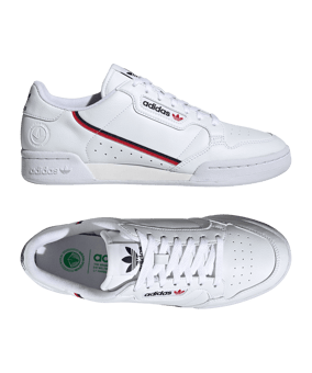 adidas Originals Continental 80 Vegan Weiss - weiss