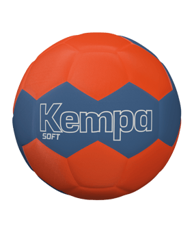 Kempa Soft Fussball Grau Rot F05 - grau