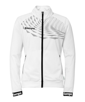 Kempa Wave 26 Poly Jacke Damen Weiß F02 - weiss