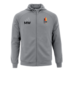 adidas Tiro 25 Travel Kapuzenjacke Grau