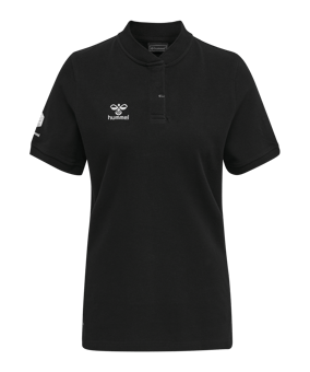 Hummel Move Grid Polo Damen Schwarz F2001 - schwarz