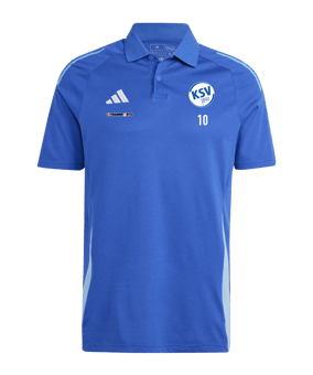adidas Tiro 24 Competition Poloshirt Blau