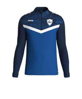 JAKO Iconic HalfZip Sweatshirt Kids Blau F403