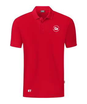 JAKO Organic Polo Shirt Rot F100