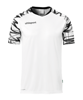 uhlsport Goal 25 Trikot Kids Weiss Schwarz F02 - weiss