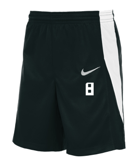 Nike Team Basketball Stock Short Kids Schwarz F010