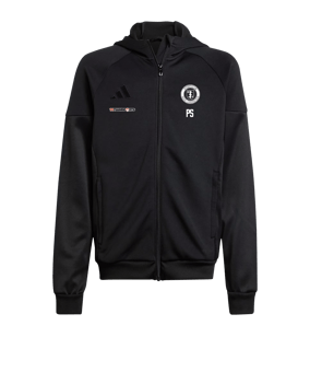 adidas Tiro 25 Travel Kapuzenjacke Schwarz
