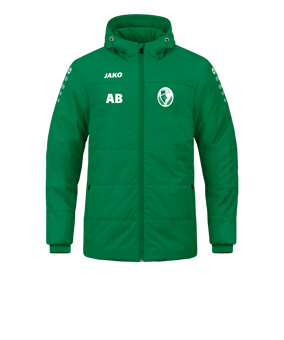 JAKO Team Coach Kapuzenjacke Grün F200