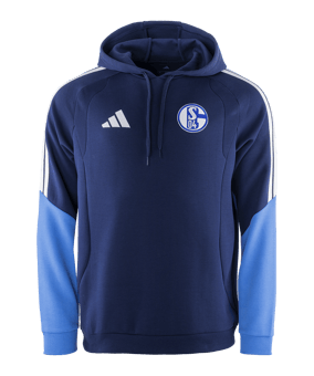 adidas FC Schalke 04 Team Hoody Blau - blau