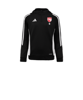 Sweat à capuche adidas Tiro 24 enfants noir blanc 