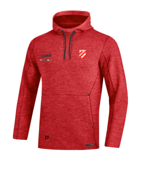 JAKO Premium Basic Kapuzensweatshirt Rot F01